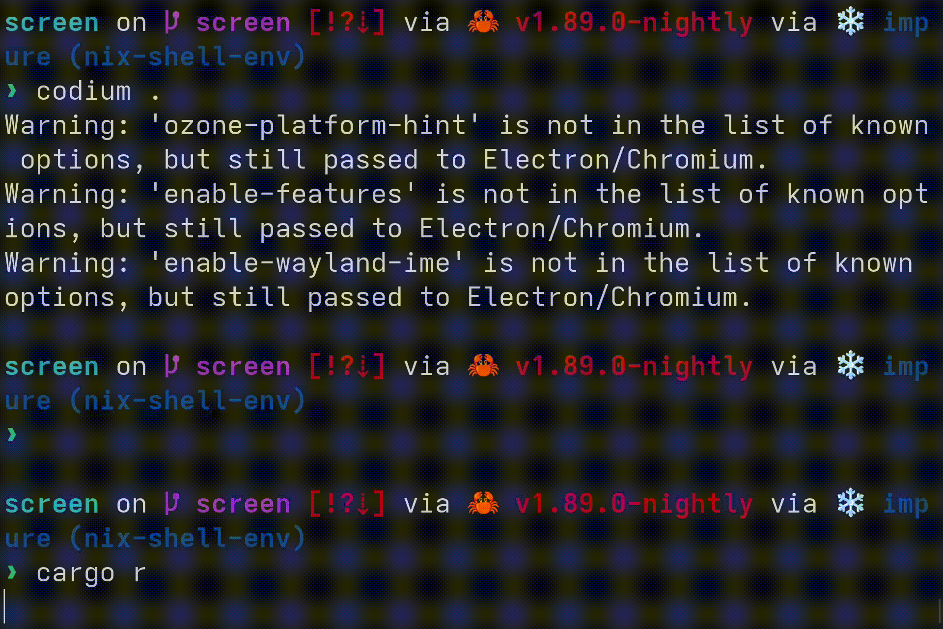 Screen Recording of making the Screen Magenta, Much Faster after implementing fill_solid